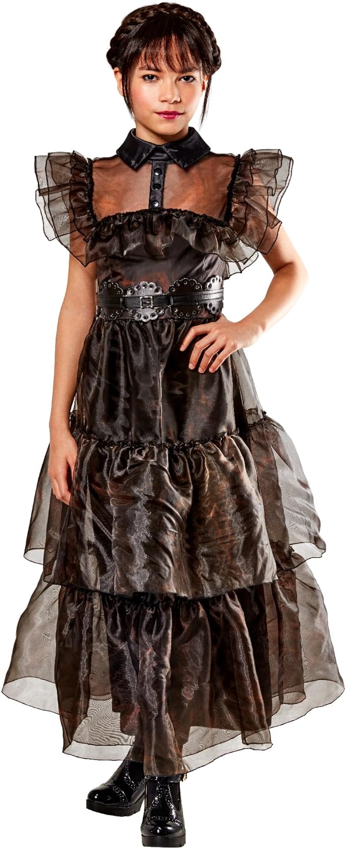 Girls' Wednesday Addams Rave'N Dance Costume Girls' Wednesday Addams Rave'N Dance Costume