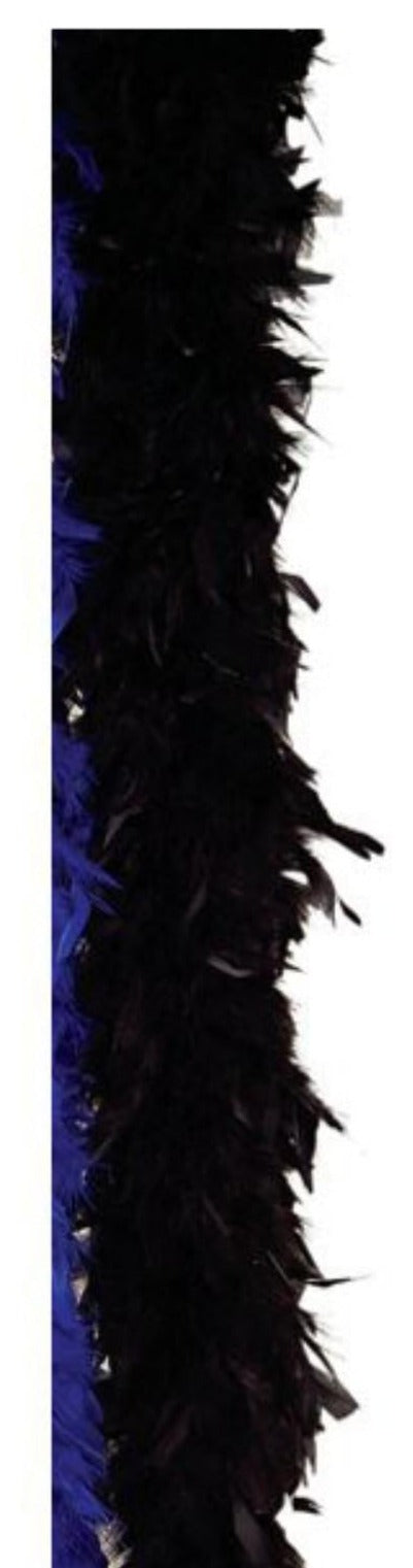 6 Foot Feather Boa Black Chicago Costume Company 2391