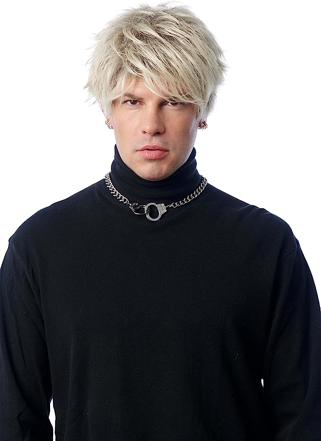 Rainbow Rocker Wig Adult