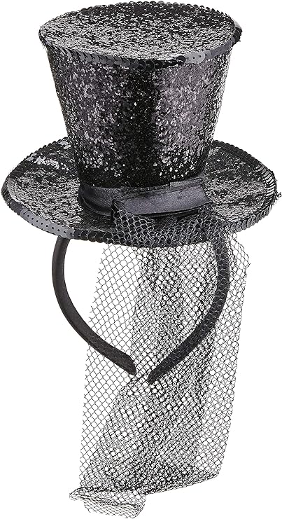 Fever Mini Top Hat On Headband Adult Green Fever Mini Top Hat On Headband Adult Green