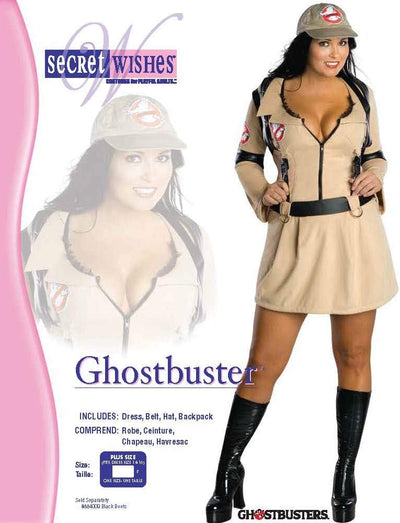 Ghostbuster Women's Costume - Plus
