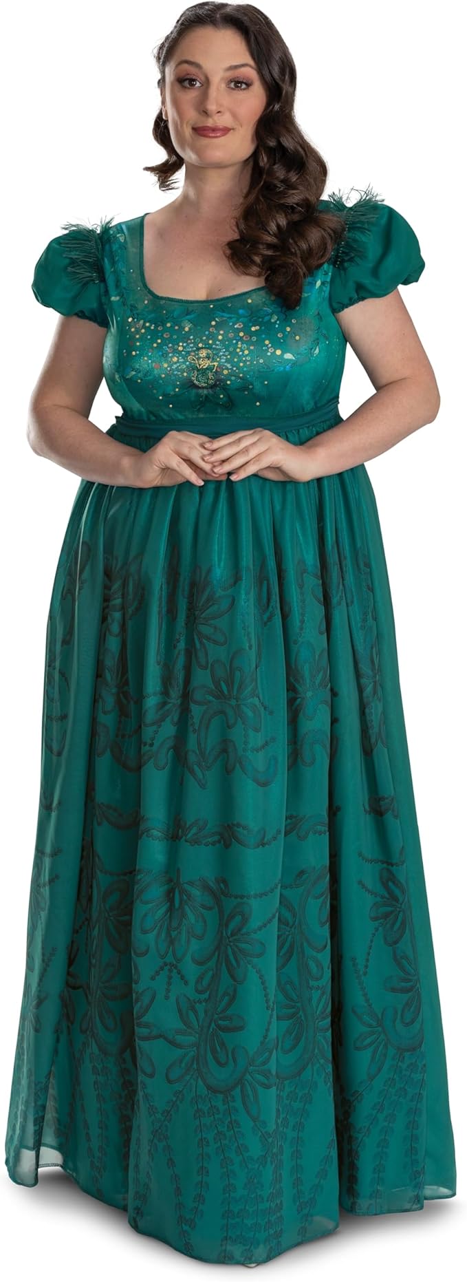 Adults Deluxe Bridgerton Penelope Featherington Costume - Small 4-6 Adults Deluxe Bridgerton Penelope Featherington Costume - Small 4-6