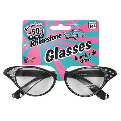 50's Rhinestone Cat Eye Glasses