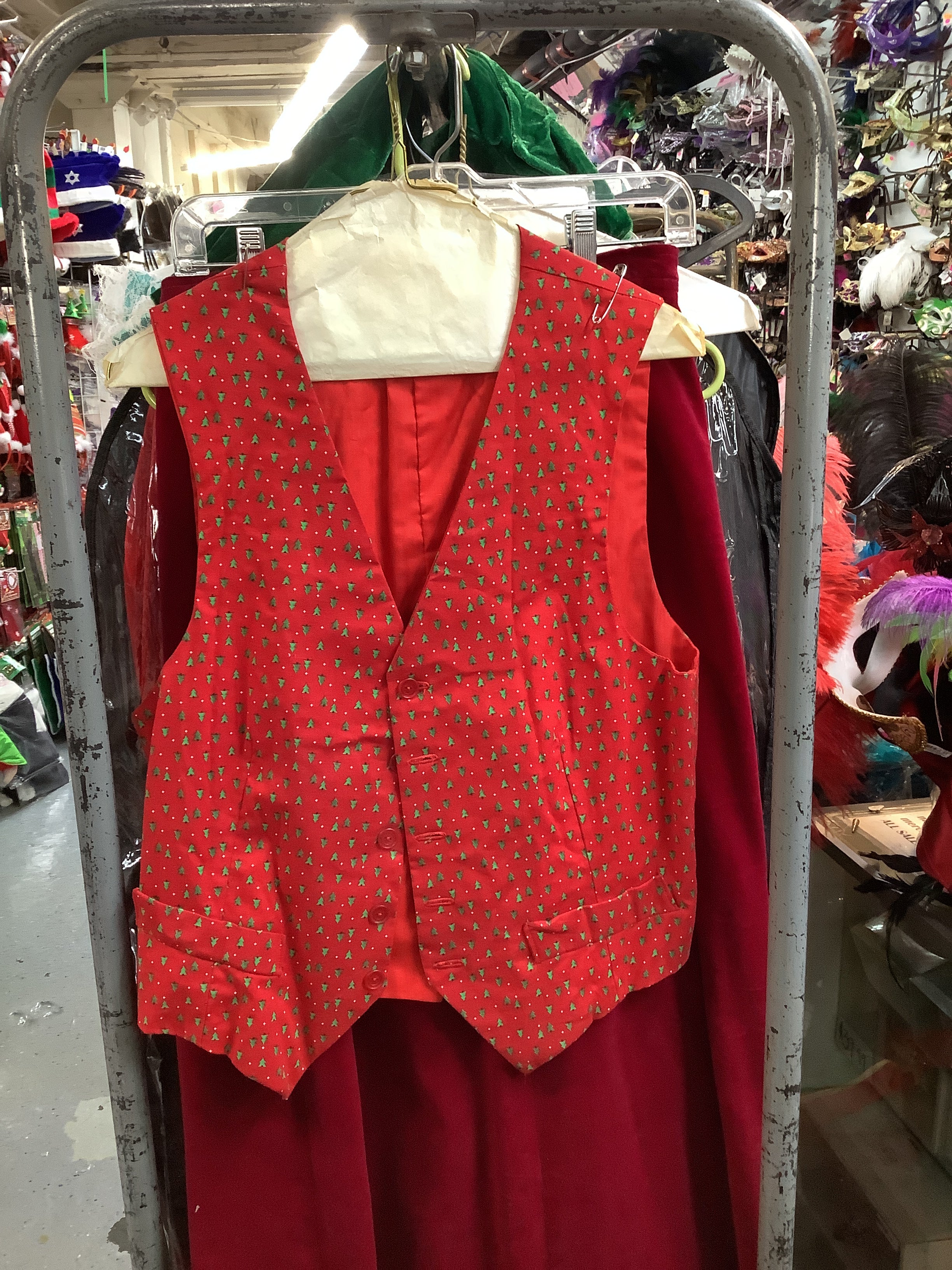 [Retired Rental] Christmas Tree Vest Chicago Costume Company