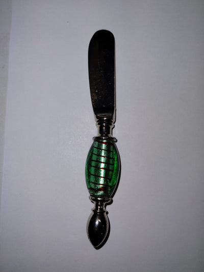 Butter Spreader w Glass Bead Handle