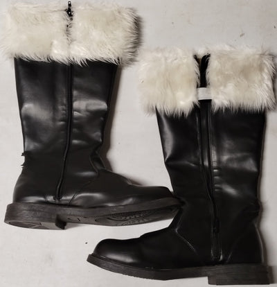 (Discount) Santa Boots with Fur + Side Zipper
