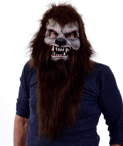Moving Mouth - Howler Wolf - Adult Overhead Mask