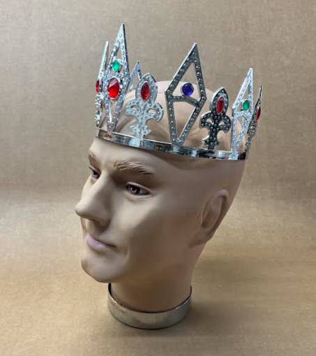 Metallic Plated Adjustable King Crown