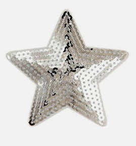 silver star applique