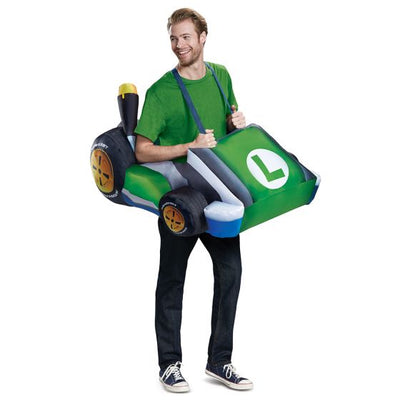 Mario Kart Luigi Inflatable - Adult Costume