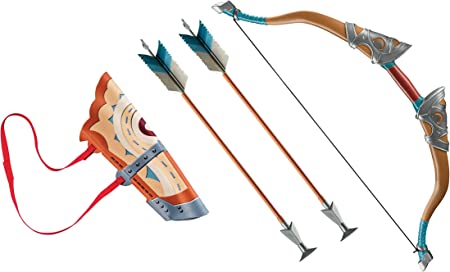 Link Breath Of The Wild Deluxe Bow Set W/Quiver & Arrows