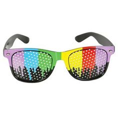 Rainbow Drip Glasses