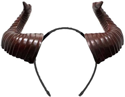 Large Burgundy Horns