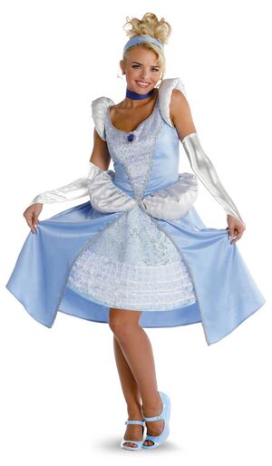 Cinderella Disney Women Costume Deluxe Cinderella Disney Women Costume Deluxe