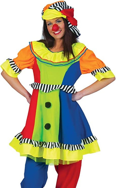 Spanky Stripes Clown - Adult Costume