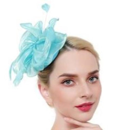 Aqua 20's Fascinator Chicago Costume Company