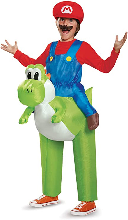 Super Mario Riding Yoshi - Children
