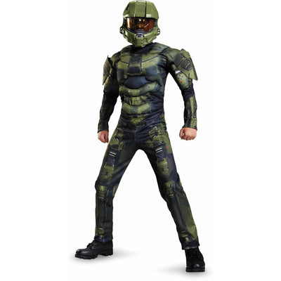Master Chief 3-D Muscle Costume
