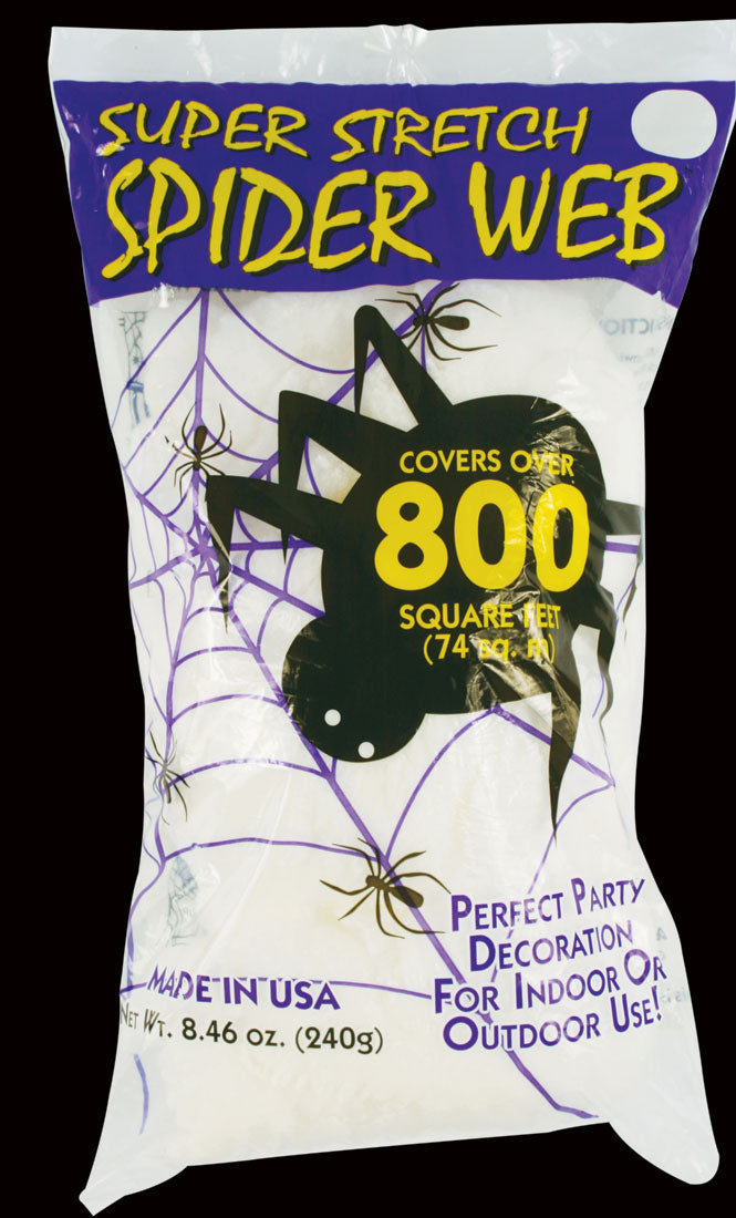 Super Stretch Spider Webs 800 Sq. Ft.