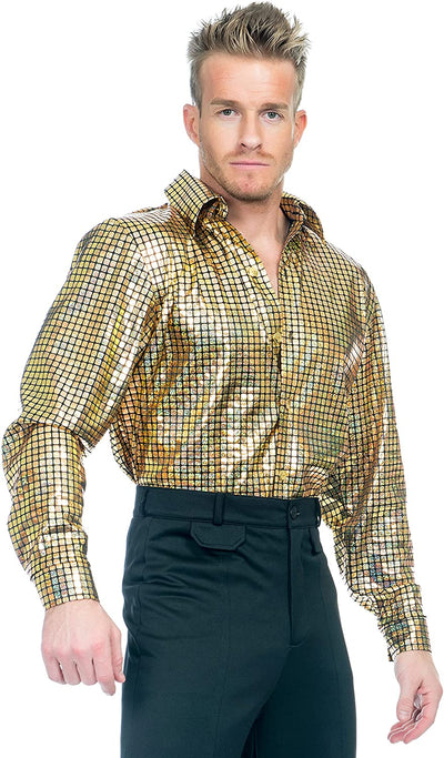 Gold Hologram Disco Shirt Dude