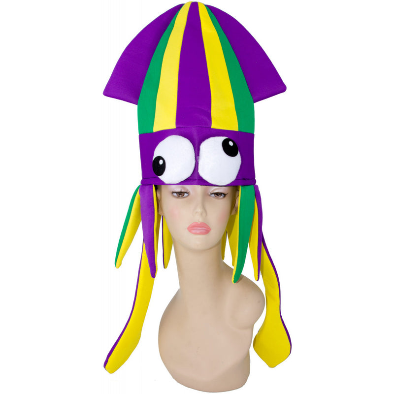 Mardi Gras Squid Hat