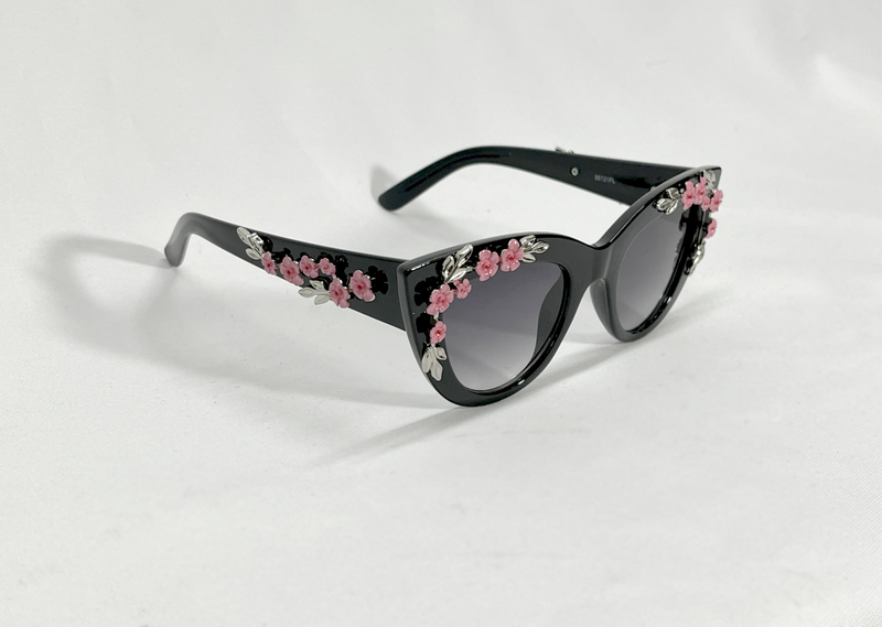 Sunglasses with Floral Detail