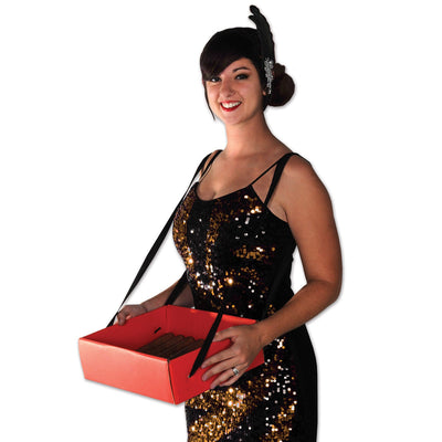 Cigarette girl box 1920's costume