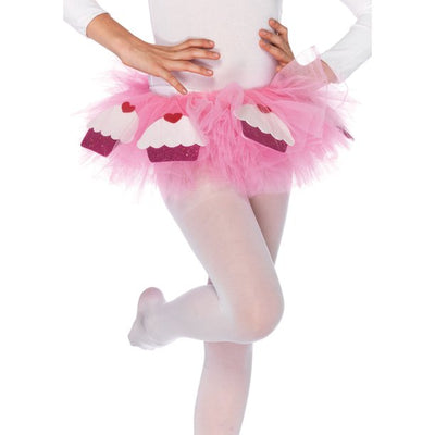 child size Cupcake Tutu With Satin Bow Accent