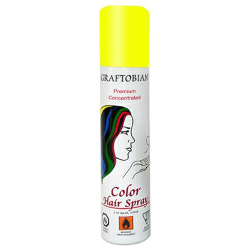 Fluorescent Yellow Graftobian Hair Spray