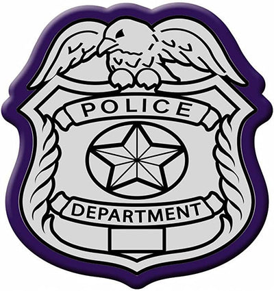 Police Badge Iron-On Applique