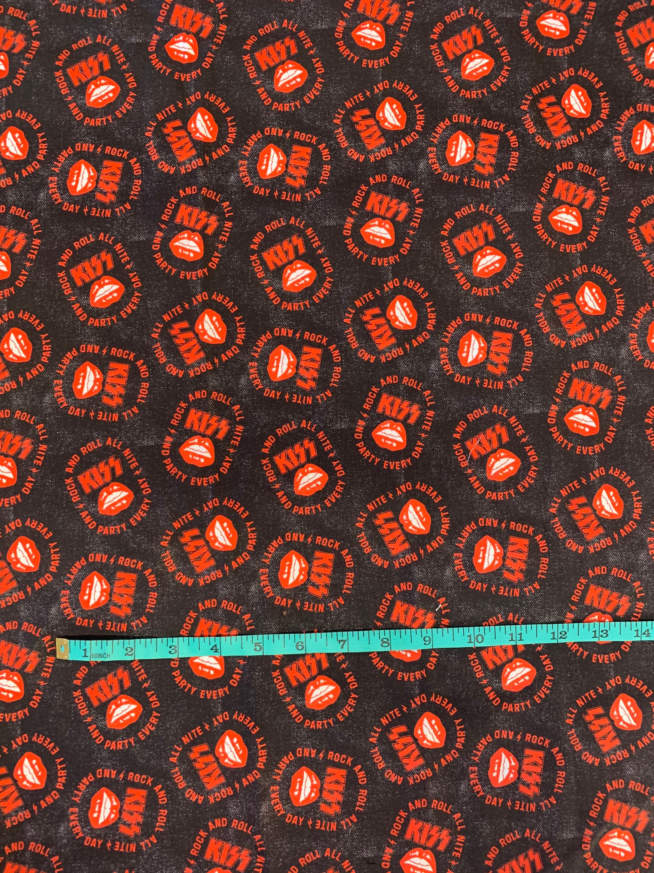 Kiss Print Fabric, 100 Cotton Chicago Costume Company