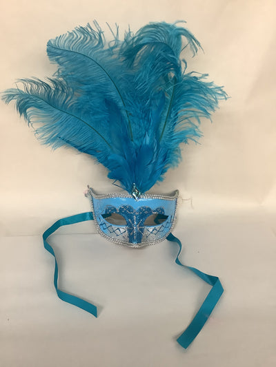 Carnival Eye Mask- Blue