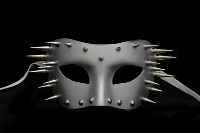 Tiburon Spike Eye Mask-Silver