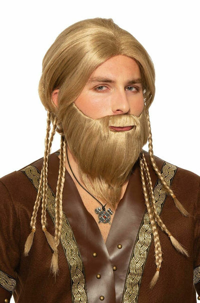 viking wig and beard braids