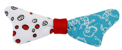 The Cat in the Hat Thing 1&2 Mismatch Bow Tie