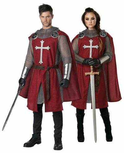 Knight's Surcoat Adult Costume - Red