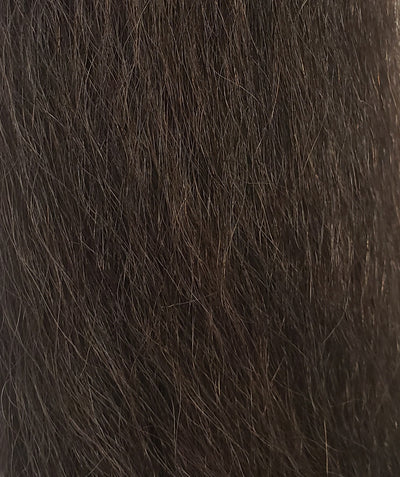 18" Dark Brown Human Hair Ponytail