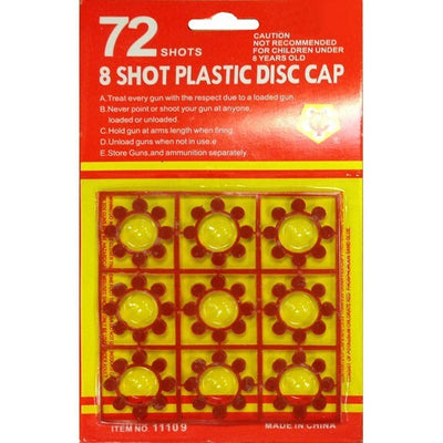 8 shot plastic disc caps