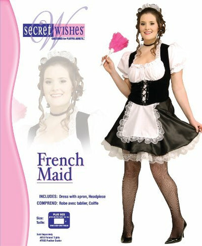French Maid Costume - Plus Size