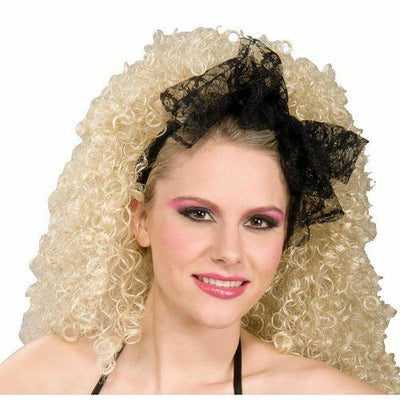 80's lace hair scarf