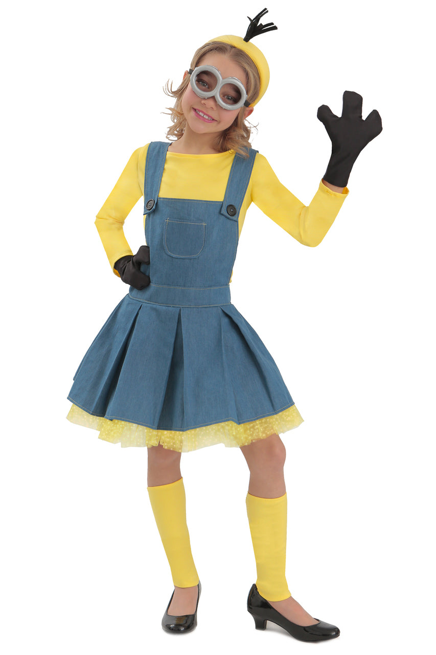 Minions Girl Jumper Child Costume Xs