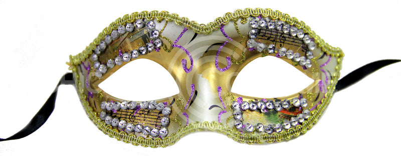 Tiffany Petite Eye Mask Purple Gold