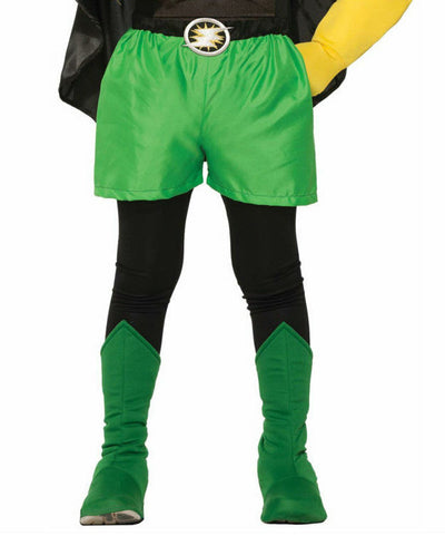 Child Hero Shorts - Green