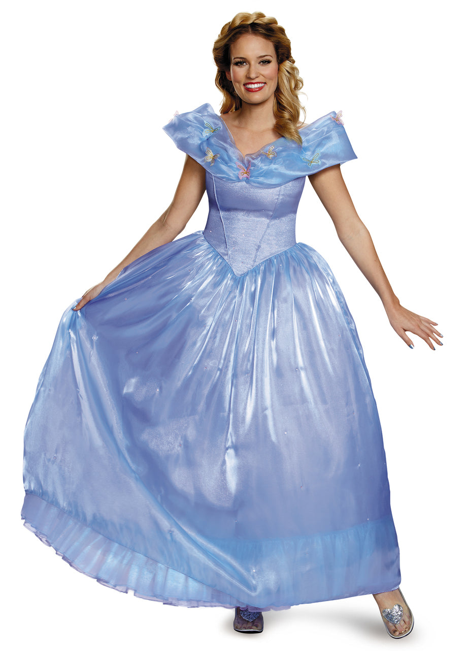 open lace back dress Cinderella Movie Ultra Prestige Adult Costume