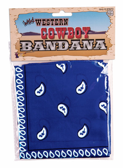 Blue Cowboy Bandana