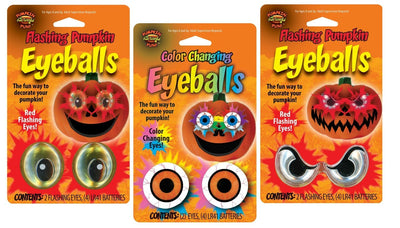 Flashing Pumpkin Eyeballs