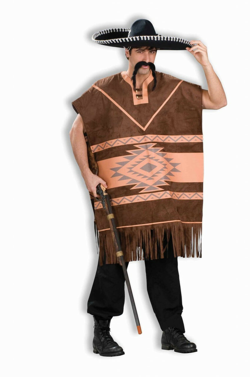 Brown Mexican Poncho