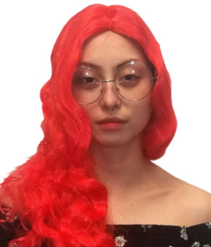 Red Mermaid Wig 