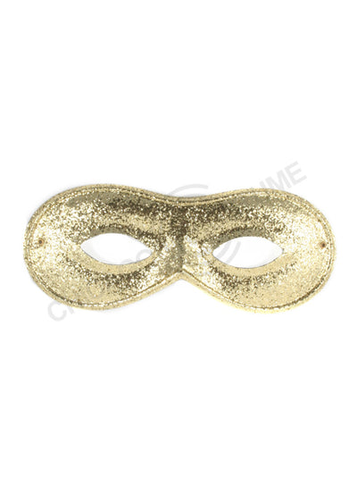 Glitter Domino Mask - Gold