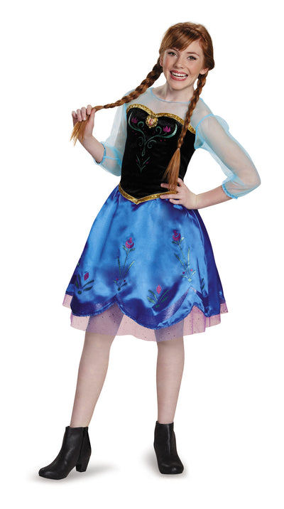 Frozen: Traveling Anna Tween Costume